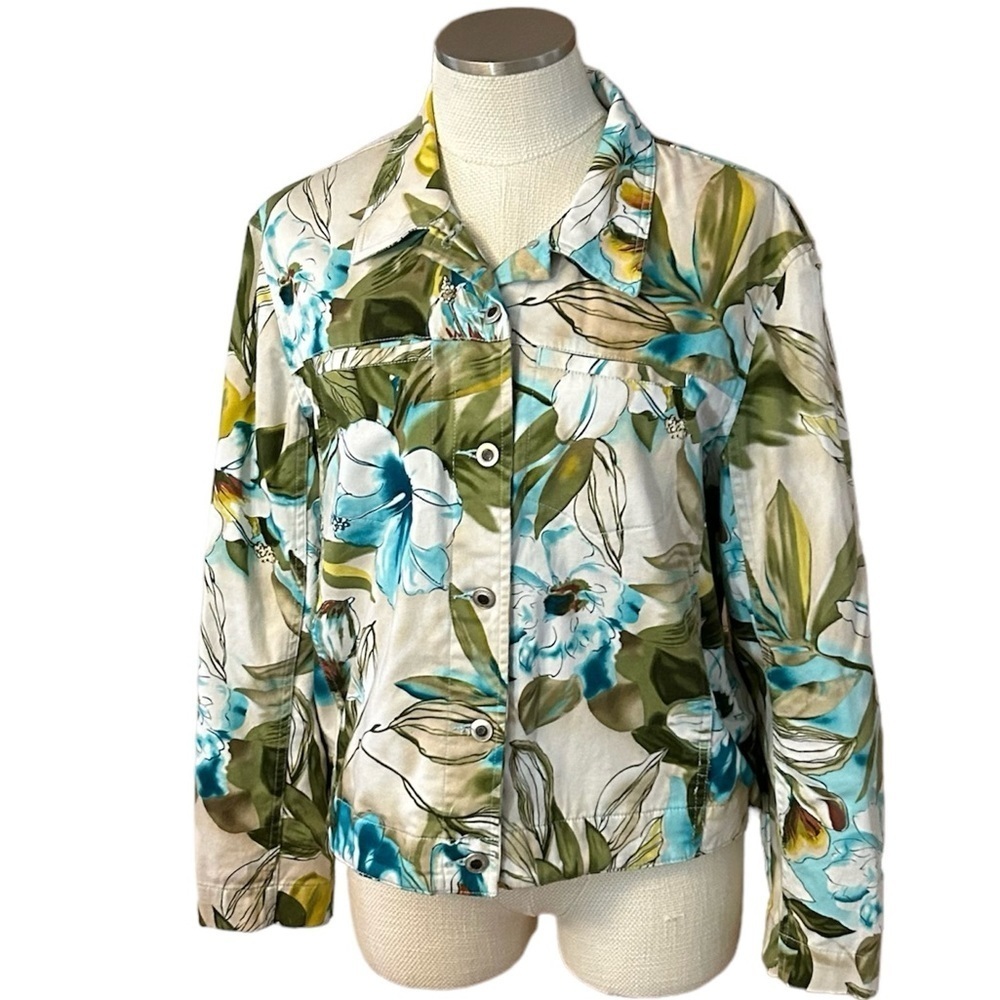 Sunset Cove Cotton Western Style Jacket Floral